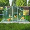 GIHAUVIA Enclos pour poulailler 3 x 8 x 2 m enclos pour Voir les images du produit 6