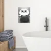 MuchoWow® - Leinwandbilder - WC - Toilettensitz - Lustig - Produktbild-Vorschau 4