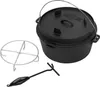 BBQ#BOSS Dutch Oven Set BBQ, 9 Liter, Schwarz, Produktbild-Vorschau 1