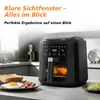 Horkovzdušná fritéza 6L Airfryer, 9 programů, 40–240 °C, Náhled obrázku produktu 2