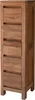 Teako Design Highboard Ysane Teakholz Massiv 115x30cm mit Produktbild-Vorschau 10