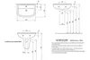 VIGOUR ONE lavabo 55x39cm, blanc Voir les images du produit 3