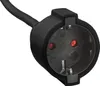 Meister Schutzkontakt-Verlängerung 5 m Kabel schwarz IP20 Produktbild-Vorschau 3