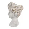Clayre & Eef Doniczka do wnętrz Woman 14x14x22 cm Szary Podgląd zdjęcia produktu 2