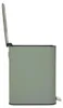 Schlanker, rechteckiger treteimer „delta“, 20 l, grün - 5 Produktbild-Vorschau 4