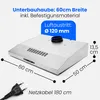 Bomann® Dunstabzugshaube 60cm Unterbau | Umluft und Abluft Produktbild-Vorschau 7