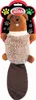 A plush toy beaver with a textured body and a flat tail, presented on a white background with packaging. Anteprima dell’immagine prodotto