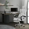 A modern office setup with a desk, computer, and an ergonomic chair. Produktbild-Vorschau