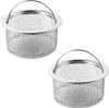 Abflusssieb Edelstahl Rostfrei 2er Set,Haarsieb Dusche, Produktbild-Vorschau 1