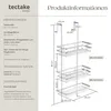 TecTake 400714, Stříbrná, 1 kusů Náhled obrázku produktu 8