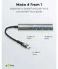 Slim 4-Port USB-Hub, USB-C auf USB-C/USB-A, 5 Gbit/s Produktbild-Vorschau 5