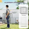 PawHut, ohrádka pro štěňata, výška 80 cm, 8 dílů, ocelová Náhled obrázku produktu 6