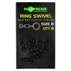Korda Ring Swivels Gr. 8 – 8 Wirbel Produktbild-Vorschau 1