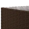 5-tlg. Garten-Lounge-Set mit Kissen Braun Poly Rattan Produktbild-Vorschau 9
