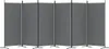 A gray folding screen divider. Voir les images du produit