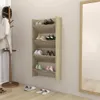 vidaXL Ścienne szafki na buty 2 szt. dąb sonoma 60x18x60cm Podgląd zdjęcia produktu 10