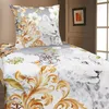 Mikrofaser Satin Bettwäsche  Ornamente 135x200 80x80 Set Produktbild-Vorschau 2