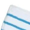 A close-up view of a white mop pad with blue stripes. Podgląd zdjęcia produktu