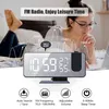Digitální projekční budík 4 v 1 se zrcátkem, 180° projekcí, Náhled obrázku produktu 3