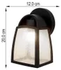 LUTEC Kelsey Aussenwandleuchte dimmbar IP44 Schwarz Produktbild-Vorschau 18