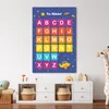 MuchoWow® - Leinwandbilder - Pädagogisch - Alphabet lernen Produktbild-Vorschau 3