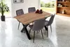 Esstisch Baumkante massiv Mango 120 x 80 X-Gestell schwarz Produktbild-Vorschau 5