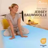 Jersey Spannbettlaken Spannbetttuch, 100% Baumwolle, Produktbild-Vorschau 3