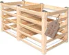Moderner Komposter aus Lärchenholz Massivholz Produktbild-Vorschau 1