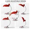Lámpara de mesa BOFA, casquillo E27, lámpara de metal roja Vista previa de la imagen del producto 5