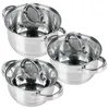 Vilde | Kochtopf Set 3-teilig - mit Glasdeckeln - 1 / 1,75 Produktbild-Vorschau 3