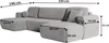 Masseno Ecksofa SENTUM K mit Schlaffunktion U-Form, Sofa Produktbild-Vorschau 7