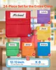 Chair Pockets for Classroom 24 Pack Seat Pocket with Name Produktbild-Vorschau 2