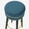 Mauro Ferretti Paris Barhocker Ø 35x74 cm petrol gold Produktbild-Vorschau 10