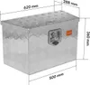 ALUBOX Deichselbox - Anhänger Kiste - Riffelblech 62 x 36 x Produktbild-Vorschau 12