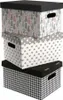 Boîte de rangement décorative Eko 35x26x21 cm Voir les images du produit 3
