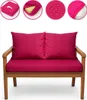 Cuscini per panchina da giardino Rosa, Seduta 110x60x7 + Anteprima dell’immagine prodotto 7