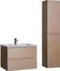 Ensemble meuble simple vasque 60cm avec vasque et colonne Voir les images du produit 1