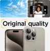 Collage showing a phone screen with text, a person taking a selfie, and a close-up of a phone's camera. Anteprima dell’immagine prodotto