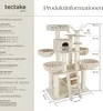 tectake® Kratzbaum Gismo 195 cm inklusive Treppe, 4 Produktbild-Vorschau 5