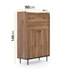 Kommode mit Bar Nero KB90, Stilvoll Highboard, Produktbild-Vorschau 8