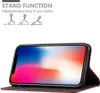 Cadorabo Hülle für Apple iPhone X / XS Schutzhülle in Rot Produktbild-Vorschau 5