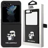 A Karl Lagerfeld phone case for a Samsung Galaxy Z Flip 5 is displayed next to its packaging. Náhľad obrázku produktu