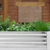 Relaxdays verhoogde plantenbak, verzinkt metaal, geschikt Productafbeelding-voorbeeld 5