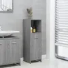 A bathroom cabinet with a sink and mirror in the background. Produktbild-Vorschau