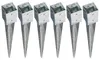 6x Bodenhülse Einschlagbodenhülse 7x7 cm Einschlaghülse Produktbild-Vorschau 1