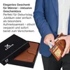 Leder Geldbörse Herren Portemonnaie RFID Hochformat Produktbild-Vorschau 8