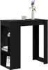 Maison Exclusive - Bartisch Schwarz Eichen-Optik 102 x 50 x Produktbild-Vorschau 3