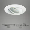 Lampade da incasso a LED dimmerabili orientabili set da 3 Anteprima dell’immagine prodotto 7
