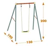 TRIGANO ALLEGRO balançoire 132 x 190 x 190 cm acier Voir les images du produit 4