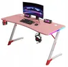 Stół do gier – biurko 140 x 60 x 75 cm – różowe biurko Podgląd zdjęcia produktu 4